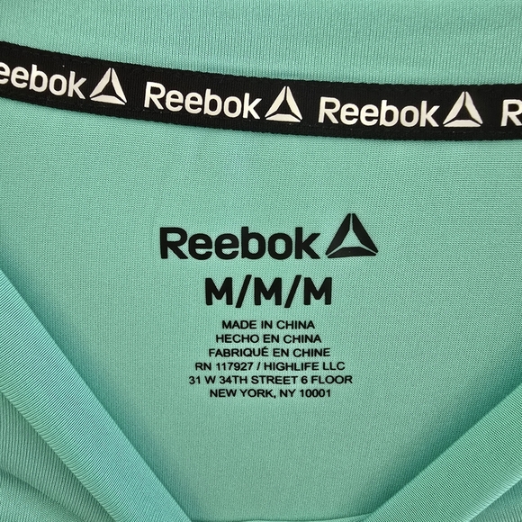 Reebok Boy's Dri-Fit Moisture Short Sleeve Cockatoo Black T Shirt Medium - Picture 4 of 5